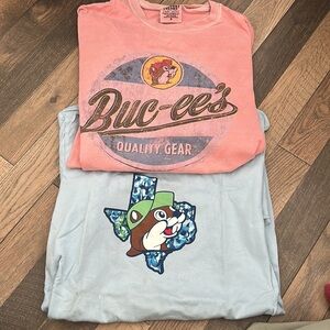 Bucees 2pc Womens Western T Shirts Size Small